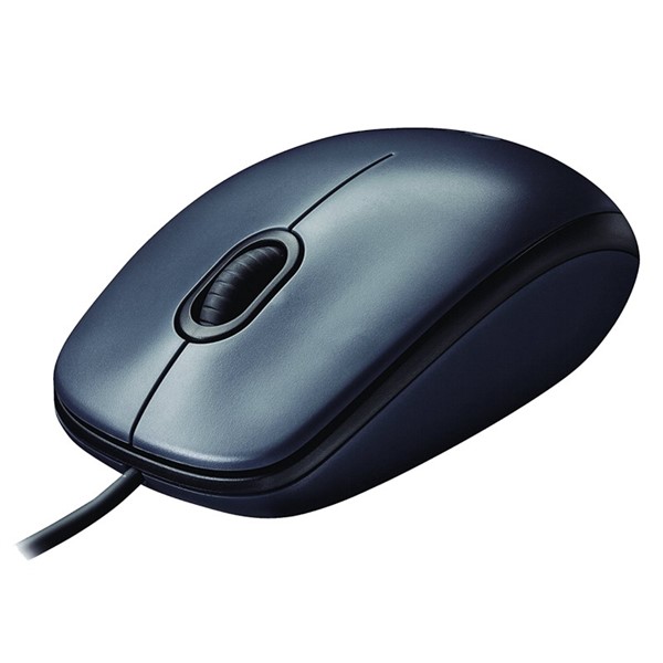 Mouse Logitech, modello M90, connessione con cavo USB, 3 tasti, rotellina, definizione di 1000 dpi Mouse Logitech, modello M90, connessione con cavo USB, 3 tasti, rotellina, definizione di 1000 dpi